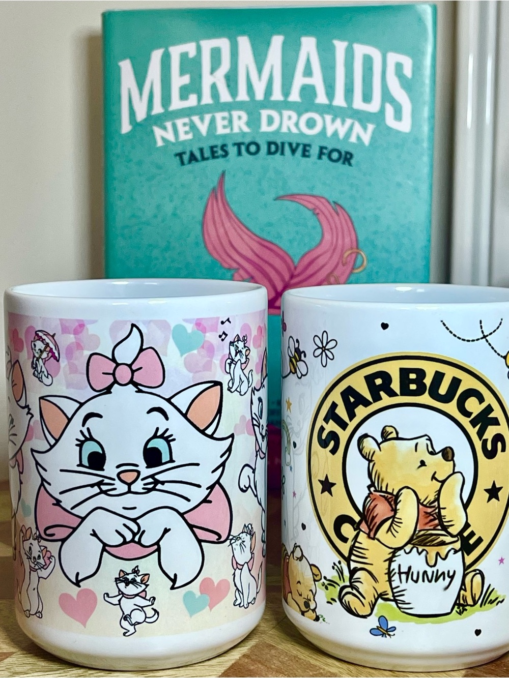 NEW Disney The Aristocats Marie + Winnie the Pooh mugs 15oz 15 oz 2 pcs mugs - Picture 8 of 8